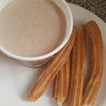 champurrado and churros