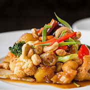 chicken and cashews