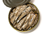 sardines in a can