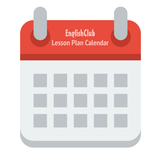 ESL Lesson Plan Calendar