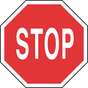 stop sign